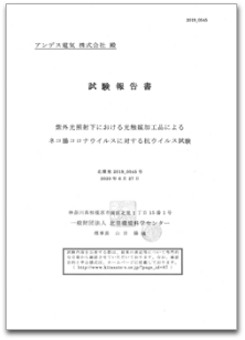 試験報告書